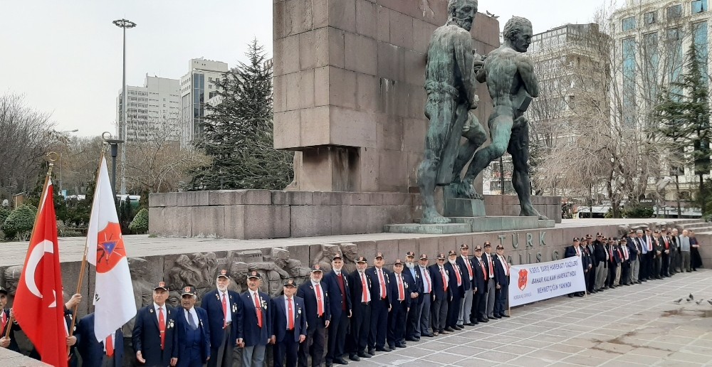 Kıbrıs gazilerinden Bahar Kalkanı Harekatı’na destek 