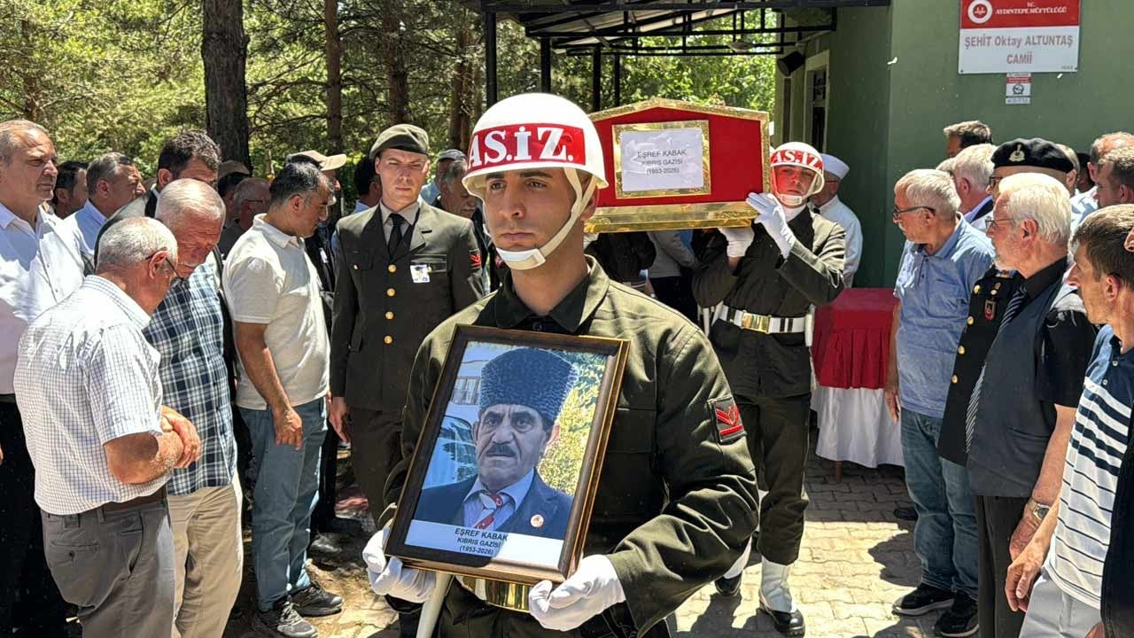 Kıbrıs gazisine son görev