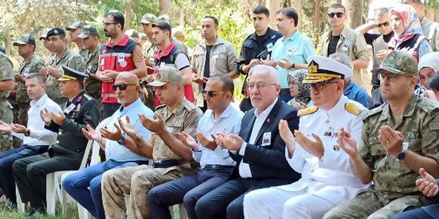 Kıbrıs şehidine 48 yıl sonra mezar yapılıp, tören düzenlendi