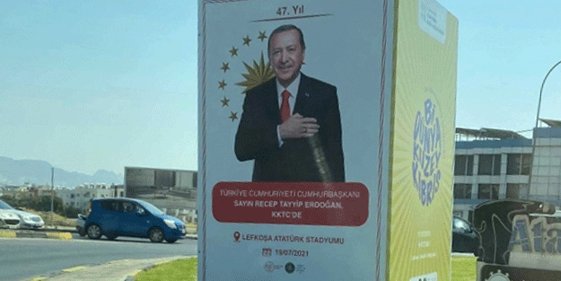 Kıbrıs'ta Erdoğan heyecanı