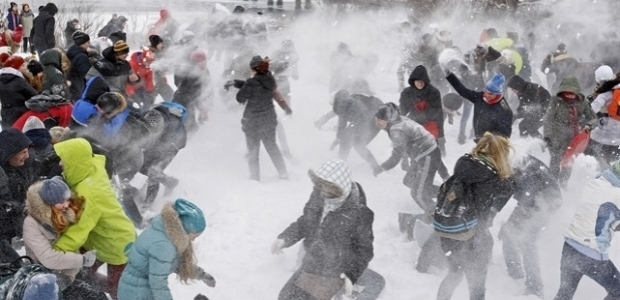 Kiev'de kartopu savaşı