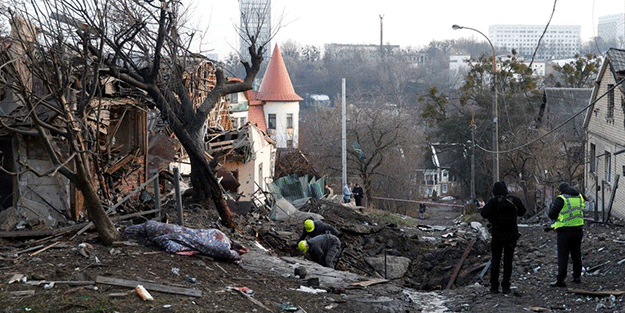 Kiev'in Belediye Başkanı'ndan saldırı açıklaması! "Büyük zarar var"