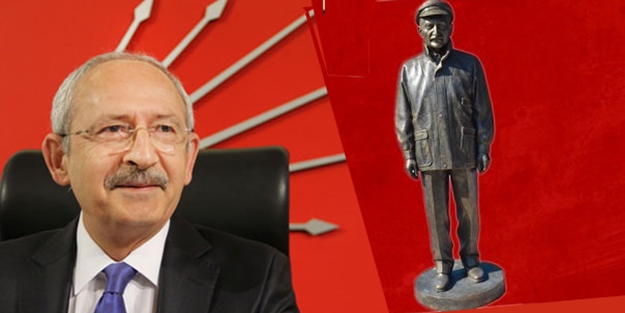 Kılıçdaroğlu, Ecevit heykeli dikti!