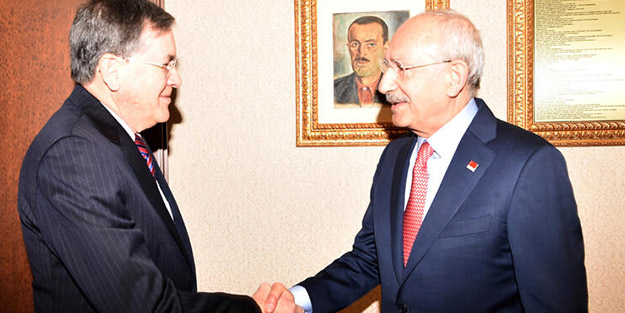 Kılıçdaroğlu, ABD’li Büyükelçiyi kabul etti