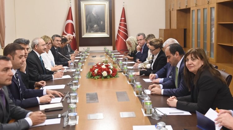 Kılıçdaroğlu Alman heyeti ile görüştü
