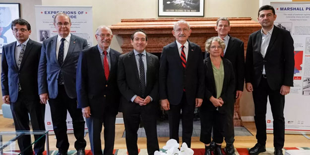 Kılıçdaroğlu, Alman Vakfı'nda basına kapalı toplantıya katıldı