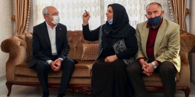 Kılıçdaroğlu Başak Cengiz'in ailesini ziyaret etti