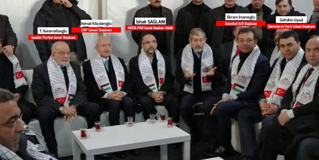 Kılıçdaroğlu, Kaftancıoğlu, Akşener, Davutoğlu ve diğerleri... Millet İttifakı'nın tamamının HÜDA PAR ile görüştüğü ortaya çıktı!