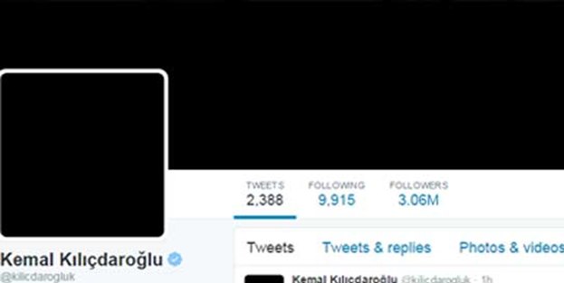 Kılıçdaroğlu kendini kararttı