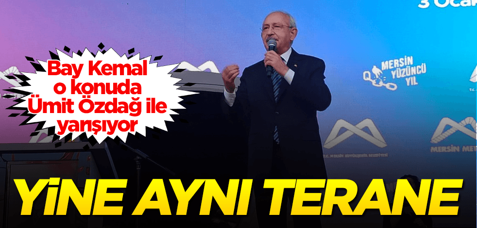 Kılıçdaroğlu, o konuda ırkçı Ümit Özdağ ile yarışıyor