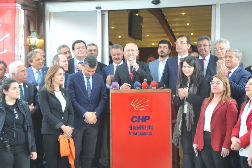 Kılıçdaroğlu Samsun’da vatandaşlarla buluştu 