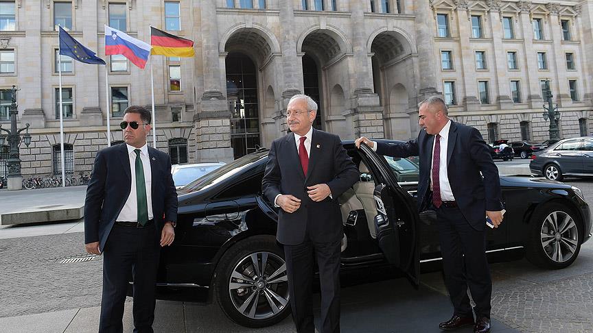 Kılıçdaroğlu Steinmeier ve Ayrault ile bir araya geldi
