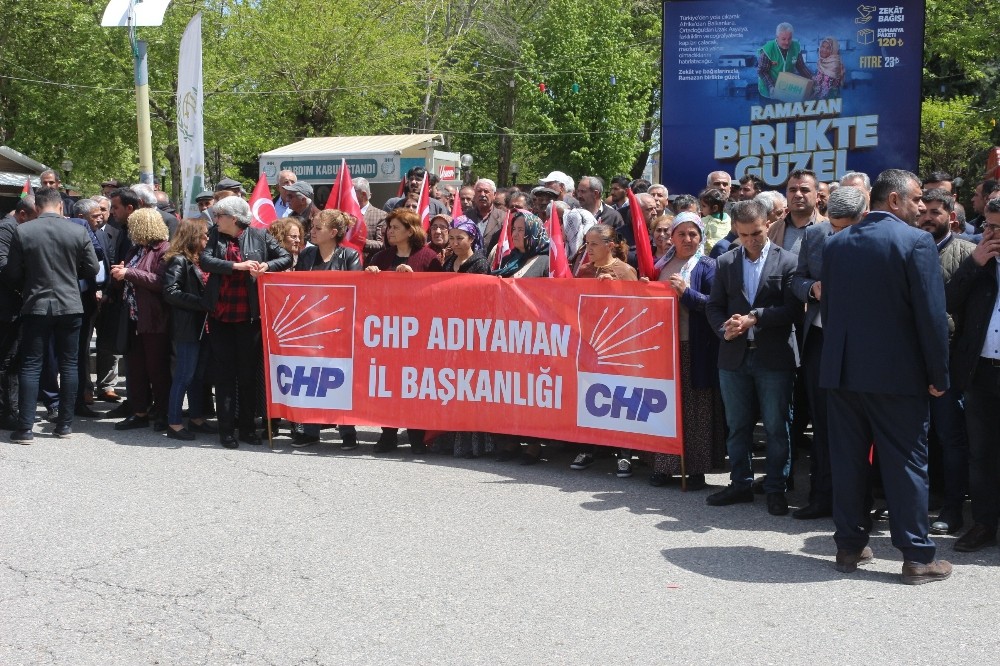 Kılıçdaroğlu’na yapılan saldırı Adıyaman’da protesto edildi 
