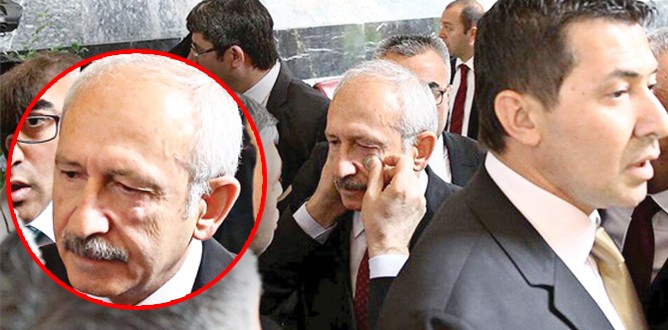 Kılıçdaroğlu’na yumruklu saldırı