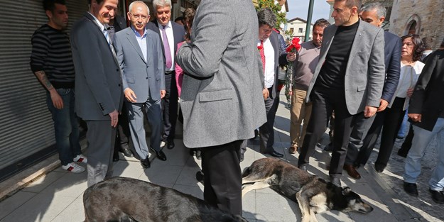 Kılıçdaroğlu'nu karşılamada büyük kavga