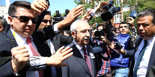 Kılıçdaroğlu'nu protesto eden 