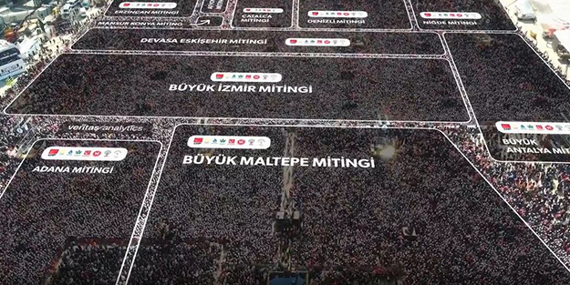 Kılıçdaroğlu'nu rezil eden video! CHP mitingleri ve AK Parti'nin İstanbul mitingi karşılaştırması viral oldu