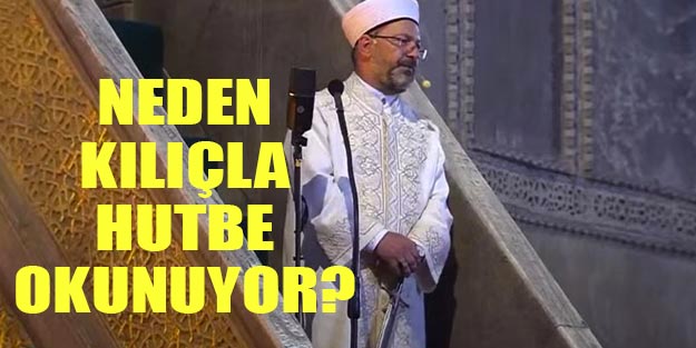 Kılıçla hutbe okutma kim zamanında başladı?