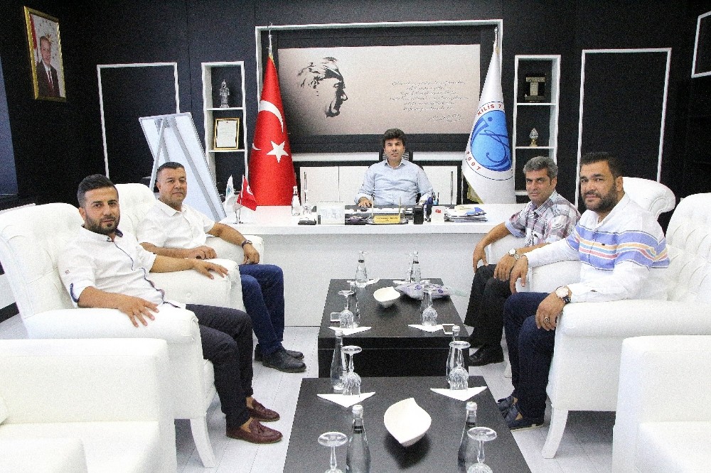 Kilis Belediyespor Yönetiminden Rektör Karacoşkun’a ziyaret 