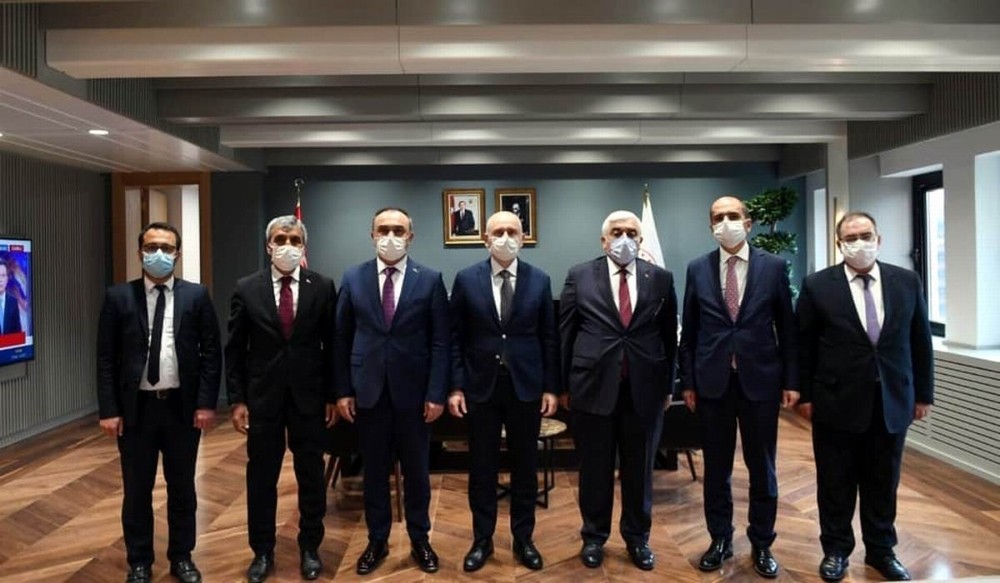 Kilis heyeti Bakan Karaismailoğlu ile bir araya geldi 