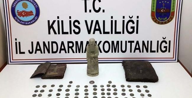 Kilis’te tarihi eser kaçakçılığı
