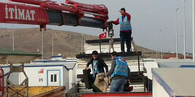 Kilis Toplama Merkezi'ndeki Prefabriklerimiz 108 adete yükseldi