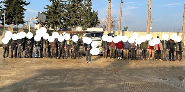 Kilis'te 48 kaçak göçmen yakalandı
