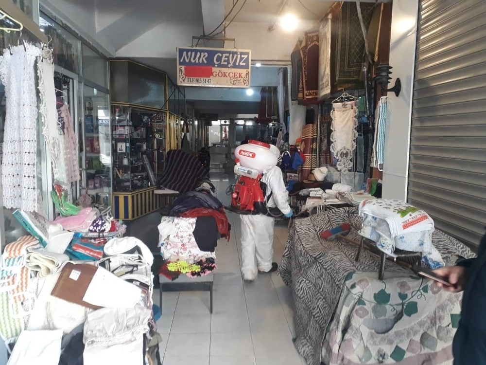 Kilis’te dezenfekte çalışmaları sürüyor 