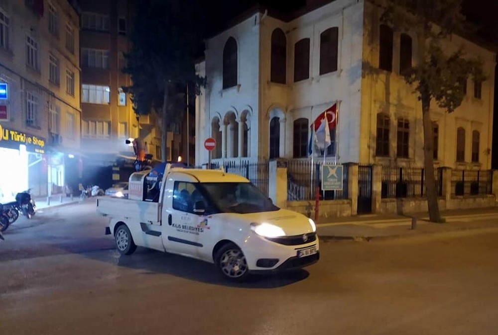 Kilis’te dezenfekte çalışmaları sürüyor 