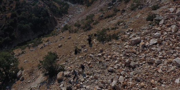 Kilis'te kaçak kazı operasyonu