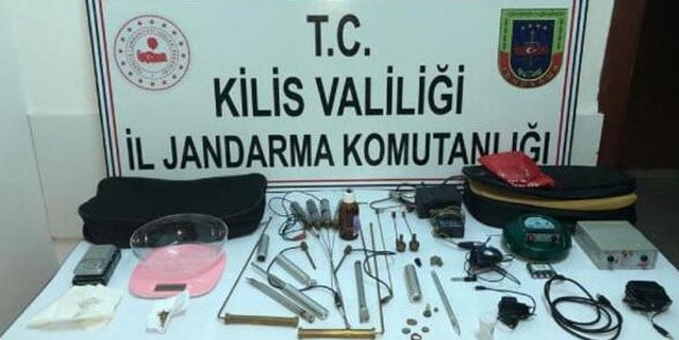Kilis'te kaçak kazı yapan zanlı suçüstü yakalandı