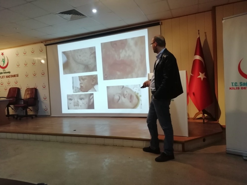 Kilis’te kızamık ve kuduzla mücadele anlatıldı 
