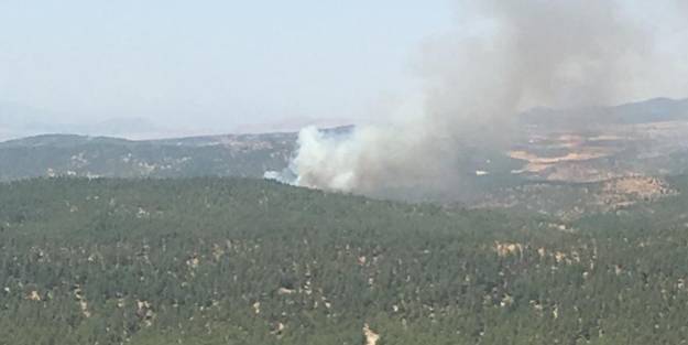 Kilis'te orman yangını söndürülemiyor