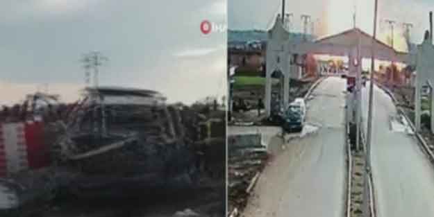 Çobanbeyli Sınır Kapısı'nda şiddetli patlama!