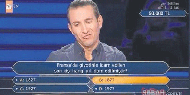 Kim Milyoner Olmak İster'de bomba soru! İmirzalıoğlu'ndan batı sevicilere tarihi hatırlatma