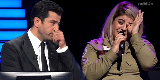 'Kim Milyoner Olmak İster'de duygu dolu anlar! Kenan İmirzalıoğlu gözyaşlarını tutamadı
