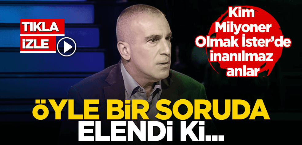 Kim Milyoner Olmak İster'de inanılmaz anlar! Öyle bir soruda elendi ki...