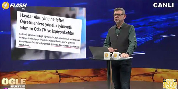 Kimi nereden kovuyorsun sen! Yeni Akit’in hedef alındığı Flash TV’de Süleyman Demirel kafası hortladı