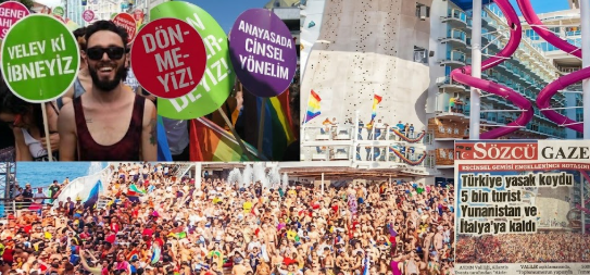 Kimler kimlerle beraber! İbneler Türkiye'ye alınmadı, Sözcü bozuldu