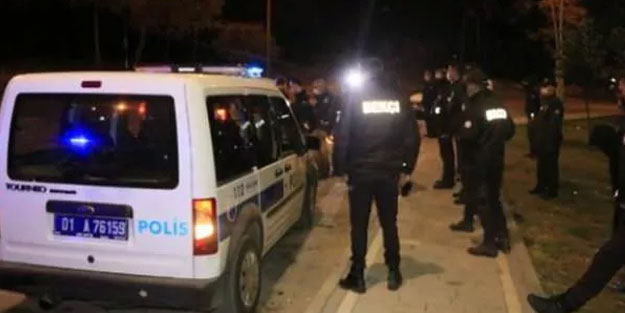 Kimlik kontrolü yapan polise taşlı saldırı