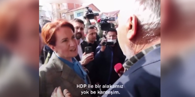 Kimse bilmiyor sanıyor! Akşener'den, vatandaşın 'HDP ile ittifak etmeyin' tepkisine akla ziyan cevap