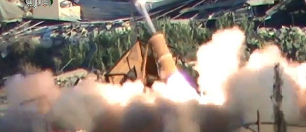 Kimyasal füzelerin ateşlenme anı Şam’da saniye saniye kaydedildi