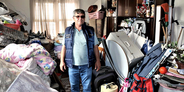 Kiraya verdiği eve giren adam hayatının şokunu yaşadı
