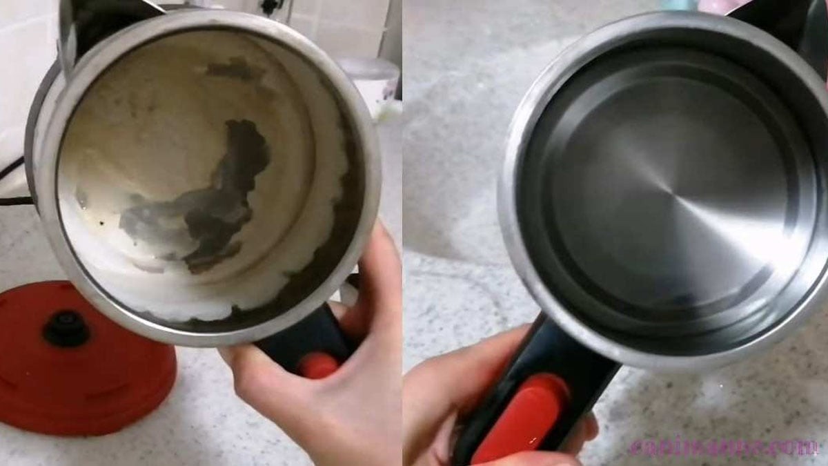 Kireç sorununa tek çözüm! Ev hanımlarının çilesi bitti! Tüm çaydanlıklar ayna gibi parlayacak