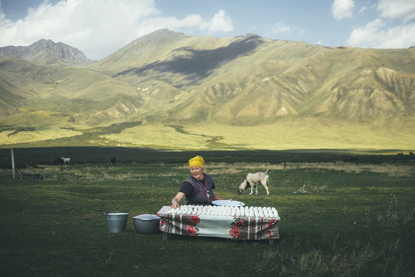 Kırgızistan'ın yaylaları objektiflere yansıdı