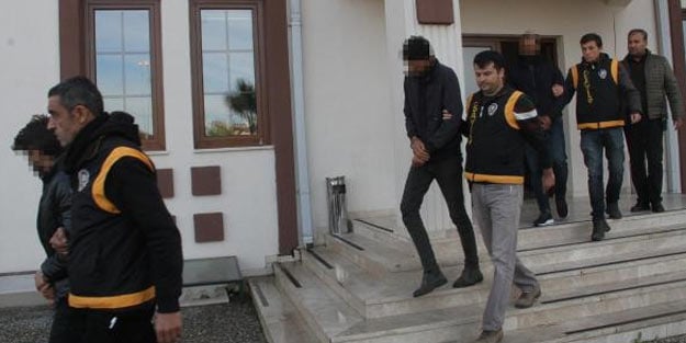 Kırık tampon 3 gasp şüphelisini yakalattı