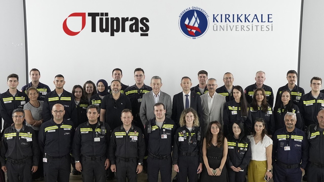 Kırıkkale Üniversitesi ve Tüpraş iş birliğinde staj programı tamamlandı
