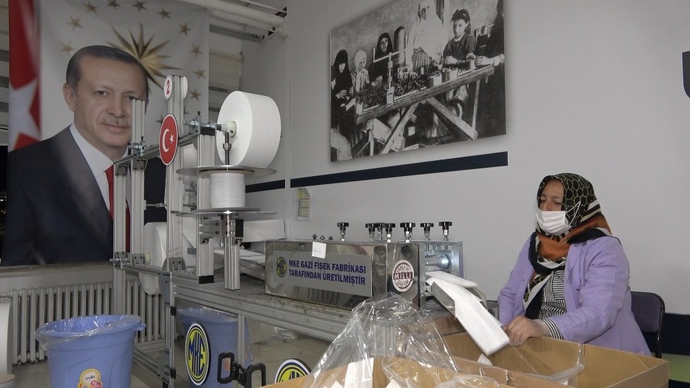 Kırıkkale’de 25 milyon ’maske’ üretildi: Günlük hedef 3 milyon 