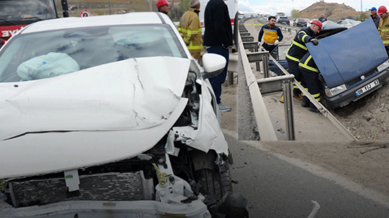 Kırıkkale'de çarpışan iki Fiat hurdaya döndü: Ölü ve yaralılar var