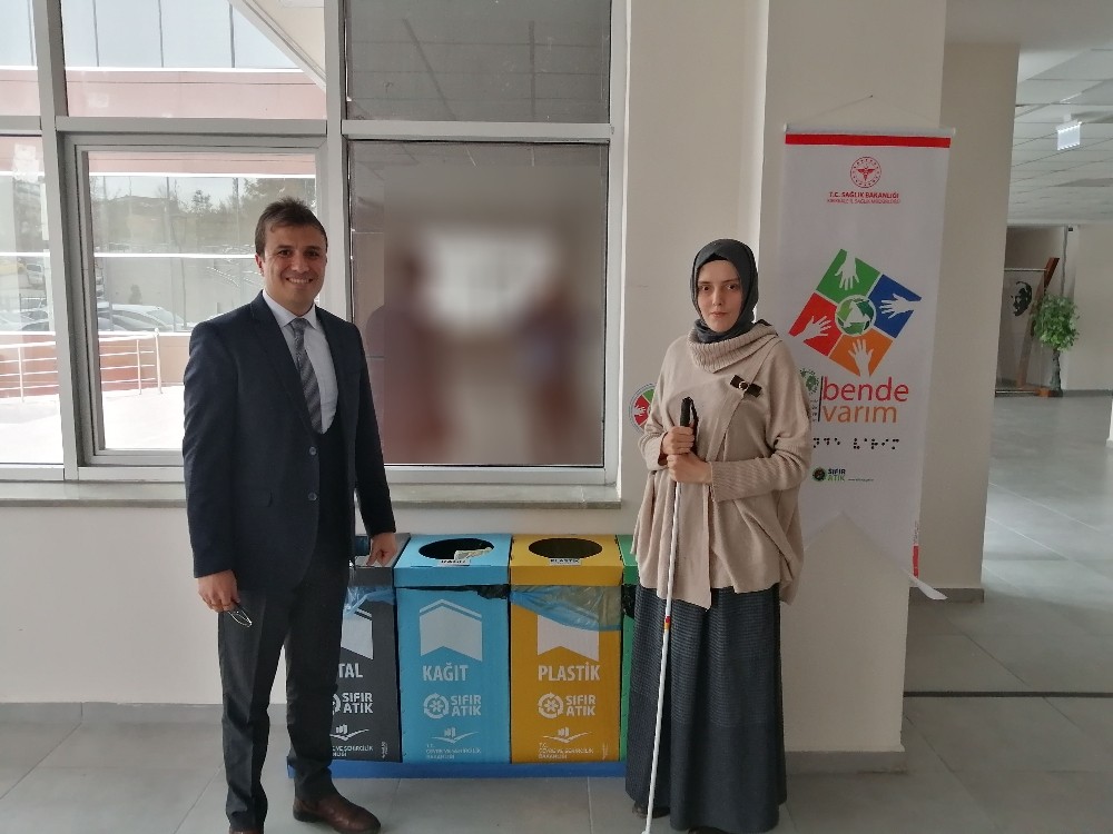 Kırıkkale’de görme engelli ve vatandaşlar için ’Ben de varım’ projesi 